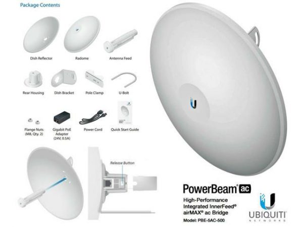 Ubiquiti Networks PBE-5AC-500 PowerBeam - Image 2
