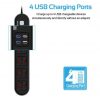 Promate Power Extension, Smart Surge Protector Power Strip - Image 3