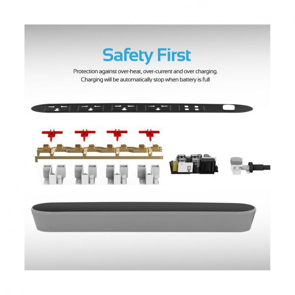 Promate Power Extension, Smart Surge Protector Power Strip - Image 6