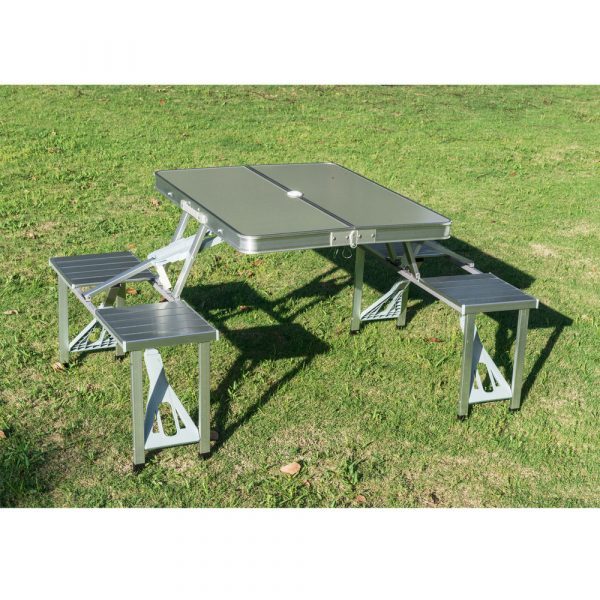 Aluminium foldable picnic sales table