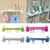 Bathroom Sucker Shelf Shower Corner Storage Caddy Holder Rack Hook Organizer - Image 4