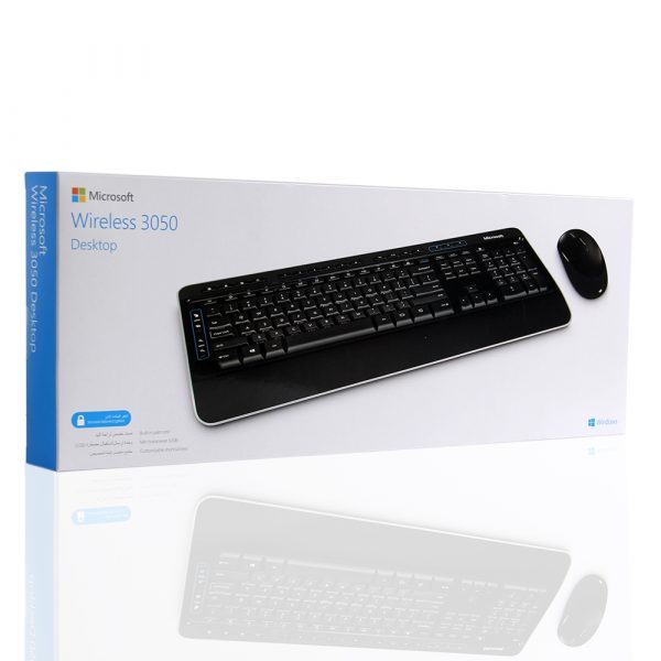 Microsoft PP300019 3050 Wireless Desktop Keyboard and Mouse - Image 4