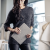 Microsoft - Surface Pro 4 Alcantara Signature Type Cover - Two-tone melange - Image 2