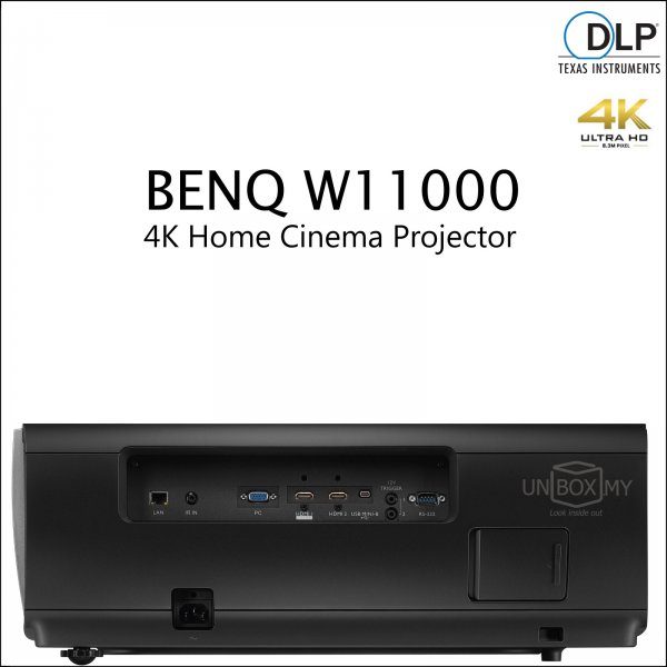 BenQ W11000 4K UHD 2200 Lumens DLP Projector - Image 6