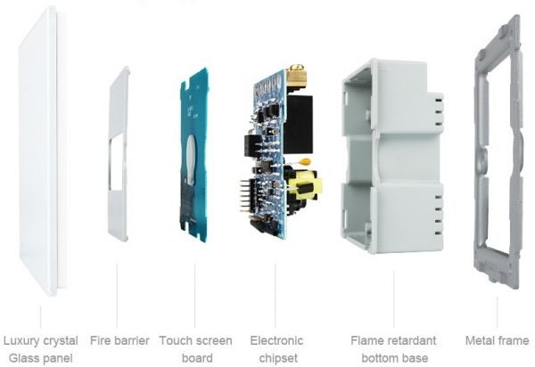 LIVOLO UK Dimmer and Touch Switch, Crystal Glass Panel, VL-C301D-61, 1 Gang 1 Way - Image 4