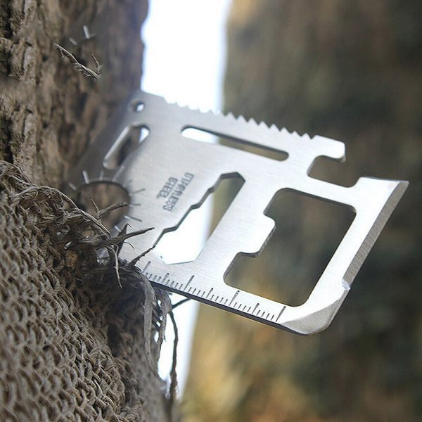 Multi Tools 11 in 1 Multi function Outdoor Hunting Survival Camping Pocket Military Card Knife - Image 9