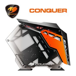COUGAR Conquer ATX Mid Tower Tempered Glass Gaming Case
