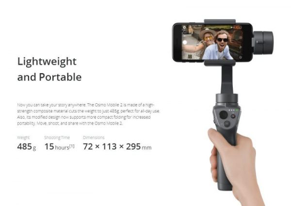 DJI Osmo Mobile 2 Smartphone Gimbal - Image 4