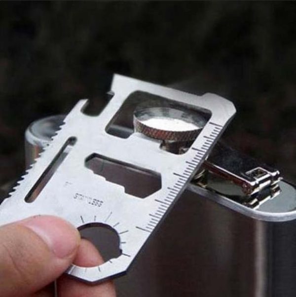 Multi Tools 11 in 1 Multi function Outdoor Hunting Survival Camping Pocket Military Card Knife - Image 8