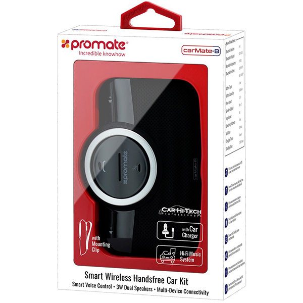 Promate CarMate-8 Smart Wireless Handsfree Car Kit - Image 7