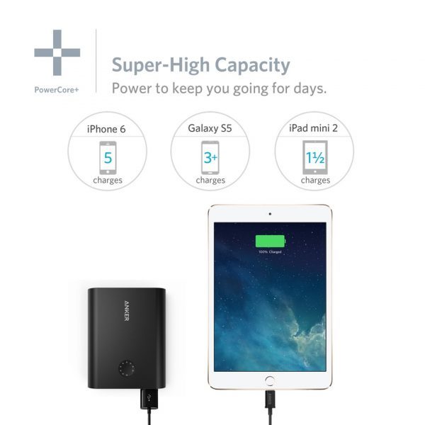 Anker 13000mAh PowerCore 2-Port Ultra Portable Compact Power Bank - Image 5