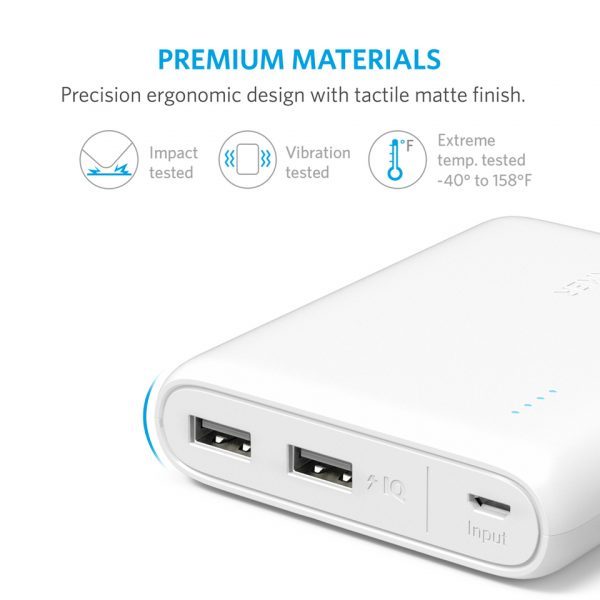 Anker 13000mAh PowerCore 2-Port Ultra Portable Compact Power Bank - Image 8