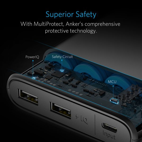 Anker 13000mAh PowerCore 2-Port Ultra Portable Compact Power Bank - Image 10
