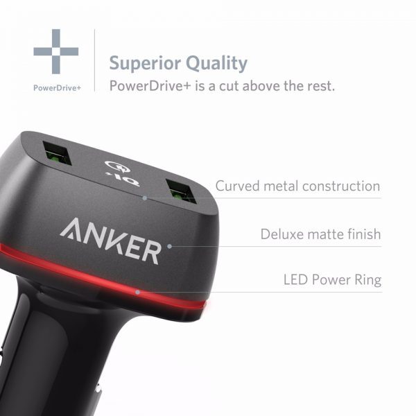 Anker PowerDrive+ 2 Quick Charge 3.0 42W Dual USB Car Charger - Image 7