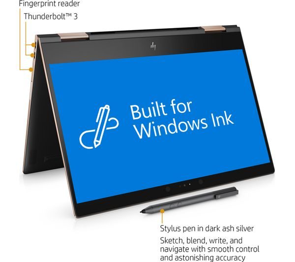 HP® Spectre x360 Ultra Light 2-in-1 Convertible Touch Screen Laptop - Image 4