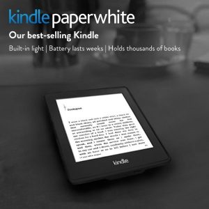 Amazon Kindle Paperwhite E-Reader Black HD 6 Inch Wi-Fi with Built-In Light