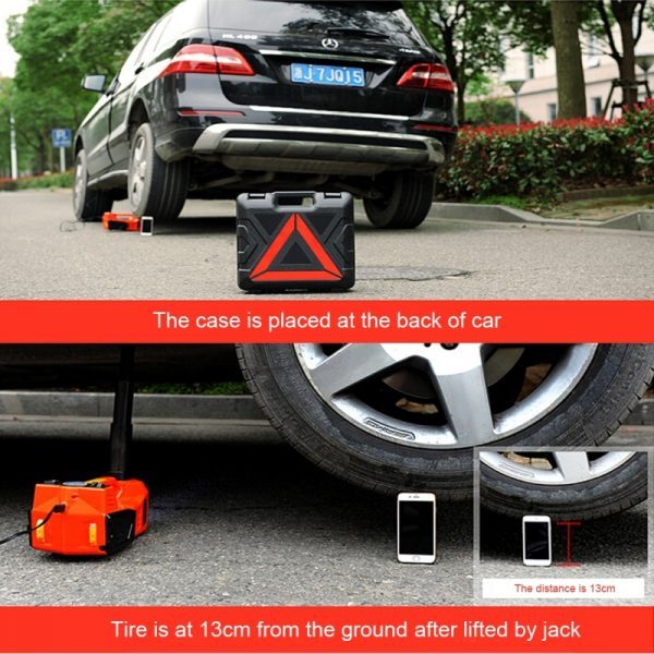 3 in 1 Electric Car Jack, Air Pump & Impact Wrench - Image 5
