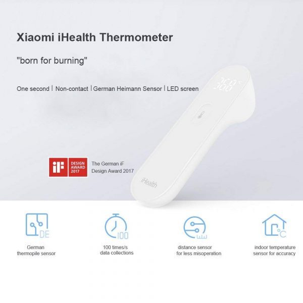 Xiaomi iHealth Digital Fever Infrared Clinical Non-Contact Thermometer - Image 4