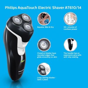 PHILIPS SHAVER AQUATOUCH AT610