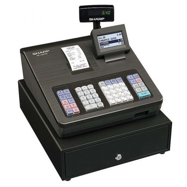 XE-A207 Sharp XE-A207 Cash Register 16 depts 99 with shift 
