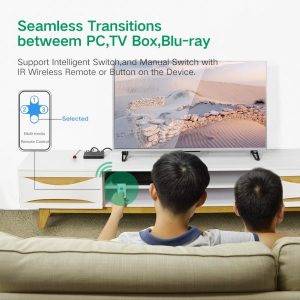 UGREEN HDMI Switch 4K, 3 Ports HDMI Switcher Hub Splitter