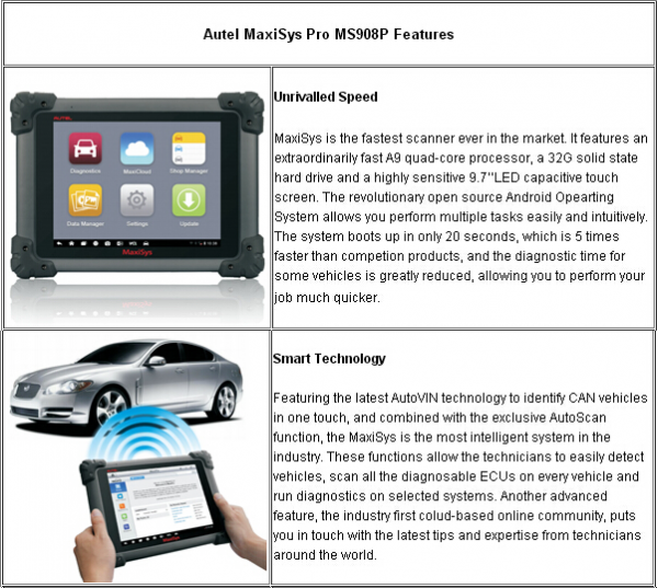 Autel MaxiSys Pro MS908P OBD Full System Diagnostic Tool - Image 5