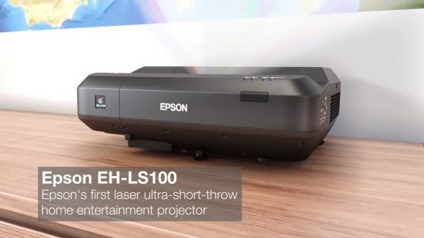 Epson LS100  Home Cinema Full HD 3LCD Ultra Short-throw Laser 4000 Lumens Projector