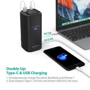 RAVPower (RP-PB054) 20100mah Built-in AC Outlet Universal Power Bank PowerBank