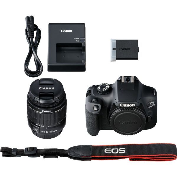 Canon EOS 4000D DSLR Camera with EF-S 18-55 mm - Image 7