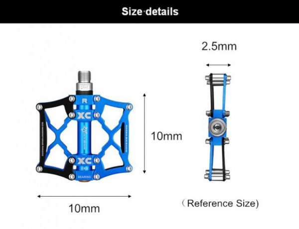 RockBros Mountain Bike Sealed Bearing Pedals - Image 6