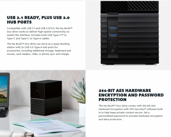 WD 12TB My Book Duo Desktop RAID USB 3.1 External Hard Drive - Image 6