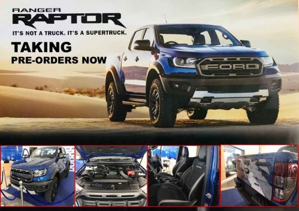 FORD RAPTOR 4WD 2.0L AT DOUBLE CAB - Image 3