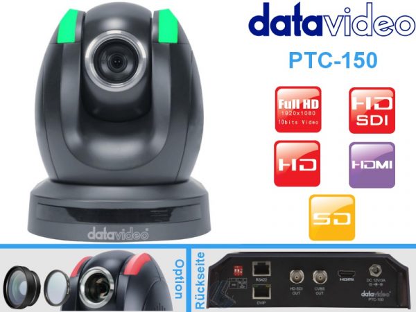 Datavideo PTC-150 HDSD-SDI PTZ Camera