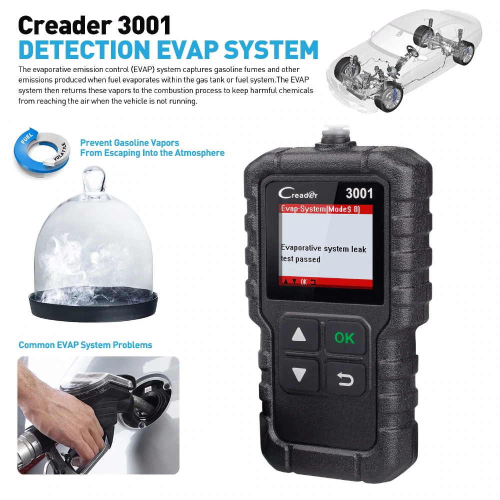 Launch OBD2 Code Reader CR3001 EOBD Car Diagnostic Scan tool Engine Light check 