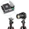Neewer® Universal Aluminum Alloy 1/4″ Quick Release QR Plate Clamp - Image 4