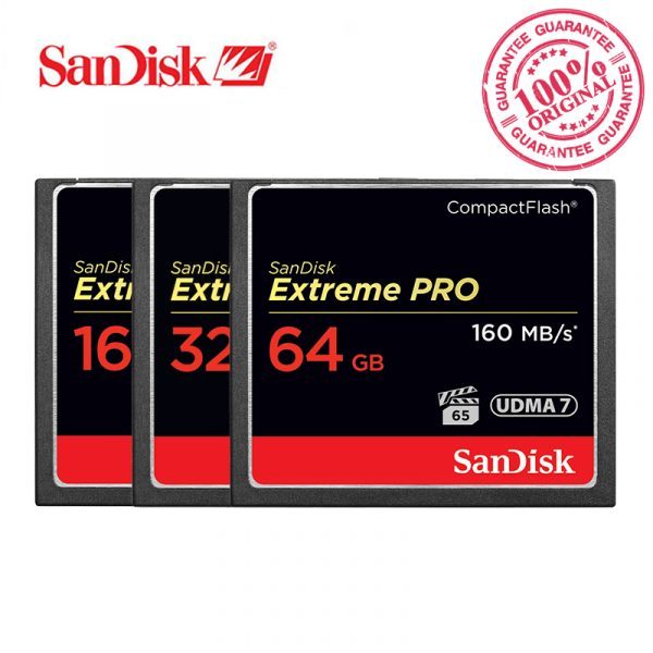 SanDisk 64GB Extreme Pro CF 160MB/s 64 Go CompactFlash