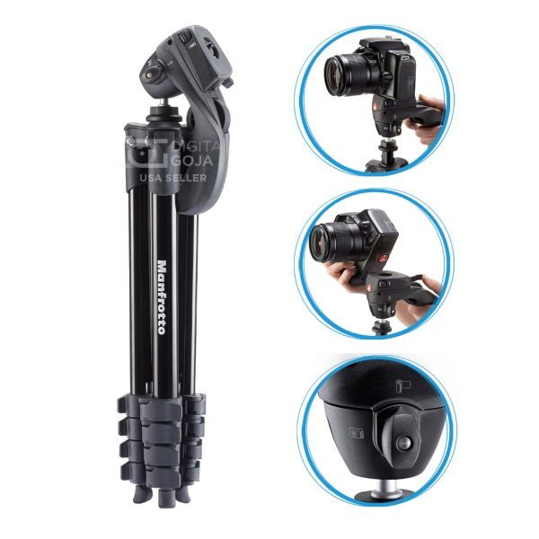 Manfrotto MKCOMPACTACN Compact Action Tripod - Image 4