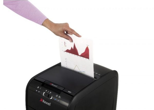Rexel Auto+ 80X Auto Feed 80 Sheet Cross Cut Shredder - Image 4
