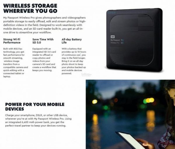 WD My Passport Wireless Pro Portable External Hard Drive - Image 6