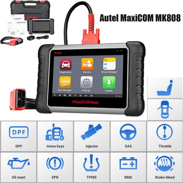 Autel MK808 OBD2 Scanner Maxicom Automotive Diagnostic Tool - Image 4