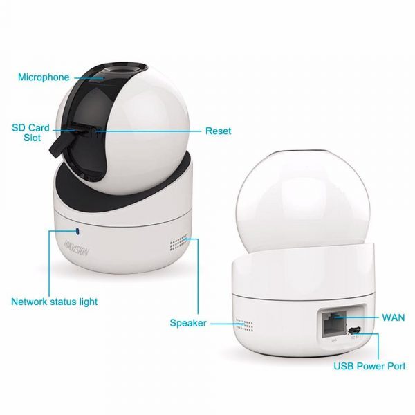 Hikvision Mini WiFi Camera 720P CMOS Wireless IP Home Security Camera - Image 5