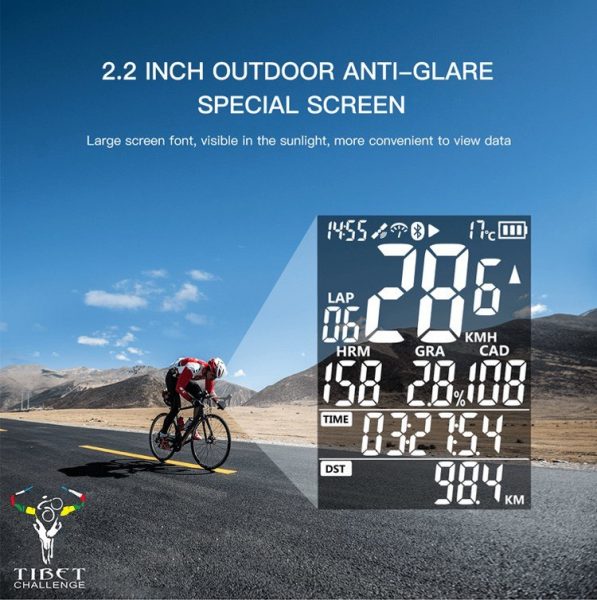 IGPSPORT GPS Bike Computer Big Screen with ANT Function iGS50E Wireless Cycle Computer Waterproof 
