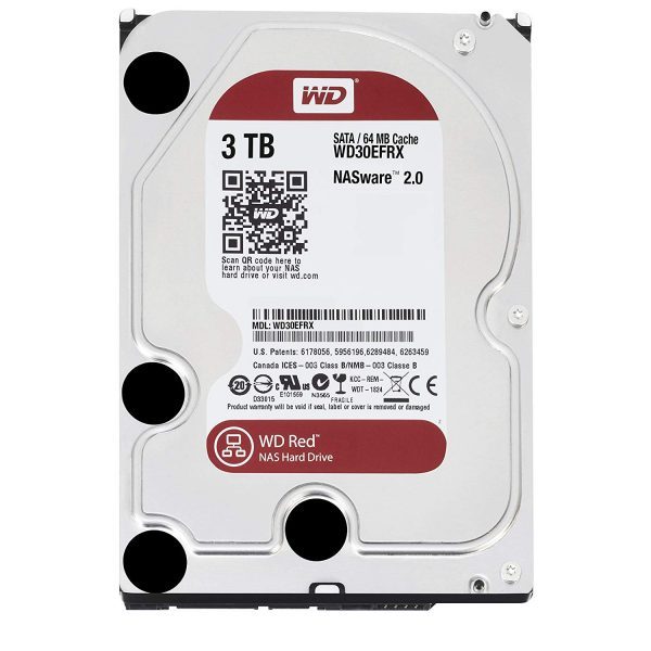 Western Digital Red NAS Storage 5400RPM SATA 6Gb/s 64MB Cache 3.5" Internal Hard Drive - Image 4
