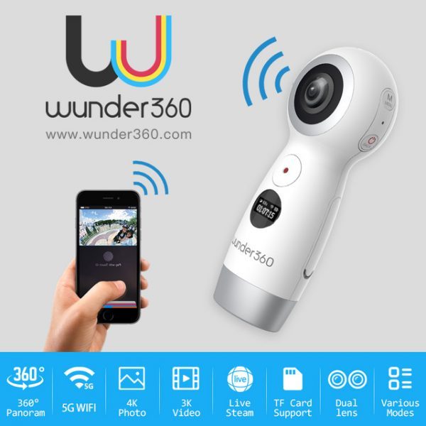 Evomotion Wunder360 4K Capable Action VR Video 360 Degree Camera - Image 6