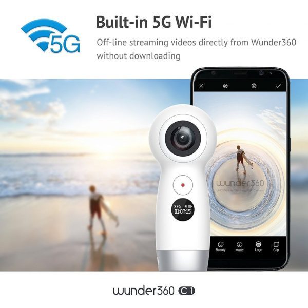 Evomotion Wunder360 4K Capable Action VR Video 360 Degree Camera - Image 9