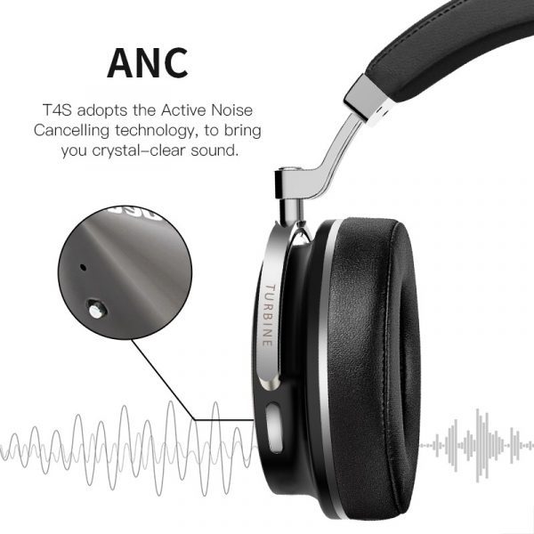 Bluedio T4S (Turbine) Noise Cancelling Bluetooth Headphones - Image 8