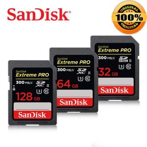 SanDisk Extreme PRO UHS-II SDXC UHS-II Class 10 U3, Up to 300MB/s Read  Memory Card