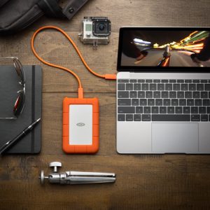LaCie Rugged USB-C External Mobile Hard Drive