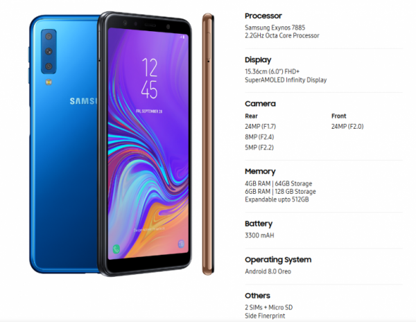Samsung Galaxy A7 (2018) - Image 3