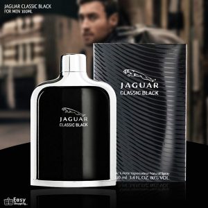 Jaguar Eau de Toilette Spray for Men, Black, 3.4 Ounce